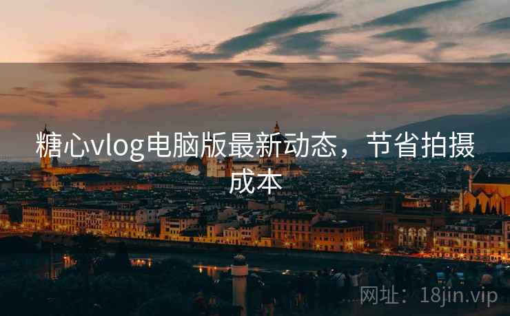 糖心vlog电脑版最新动态，节省拍摄成本