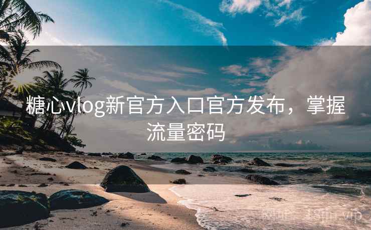 糖心vlog新官方入口官方发布,掌握流量密码